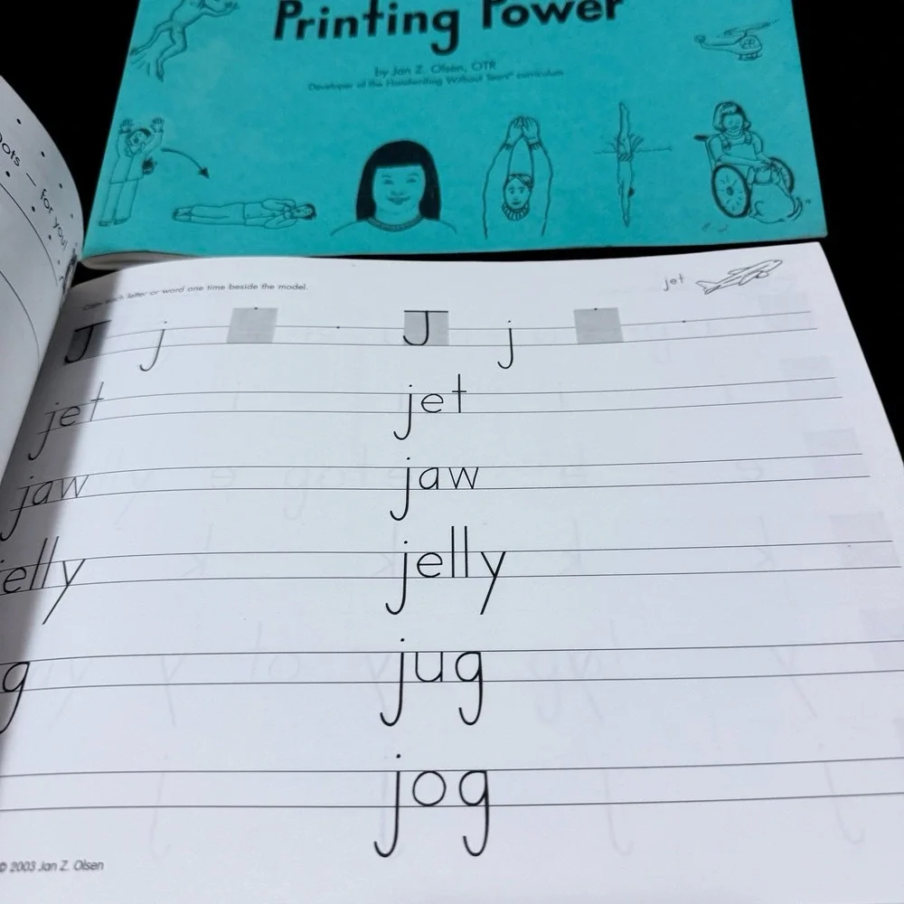 Lot Of 3 Handwitting Without Tears Series By‎ Jan Z Olsen Workbooks NEW!
